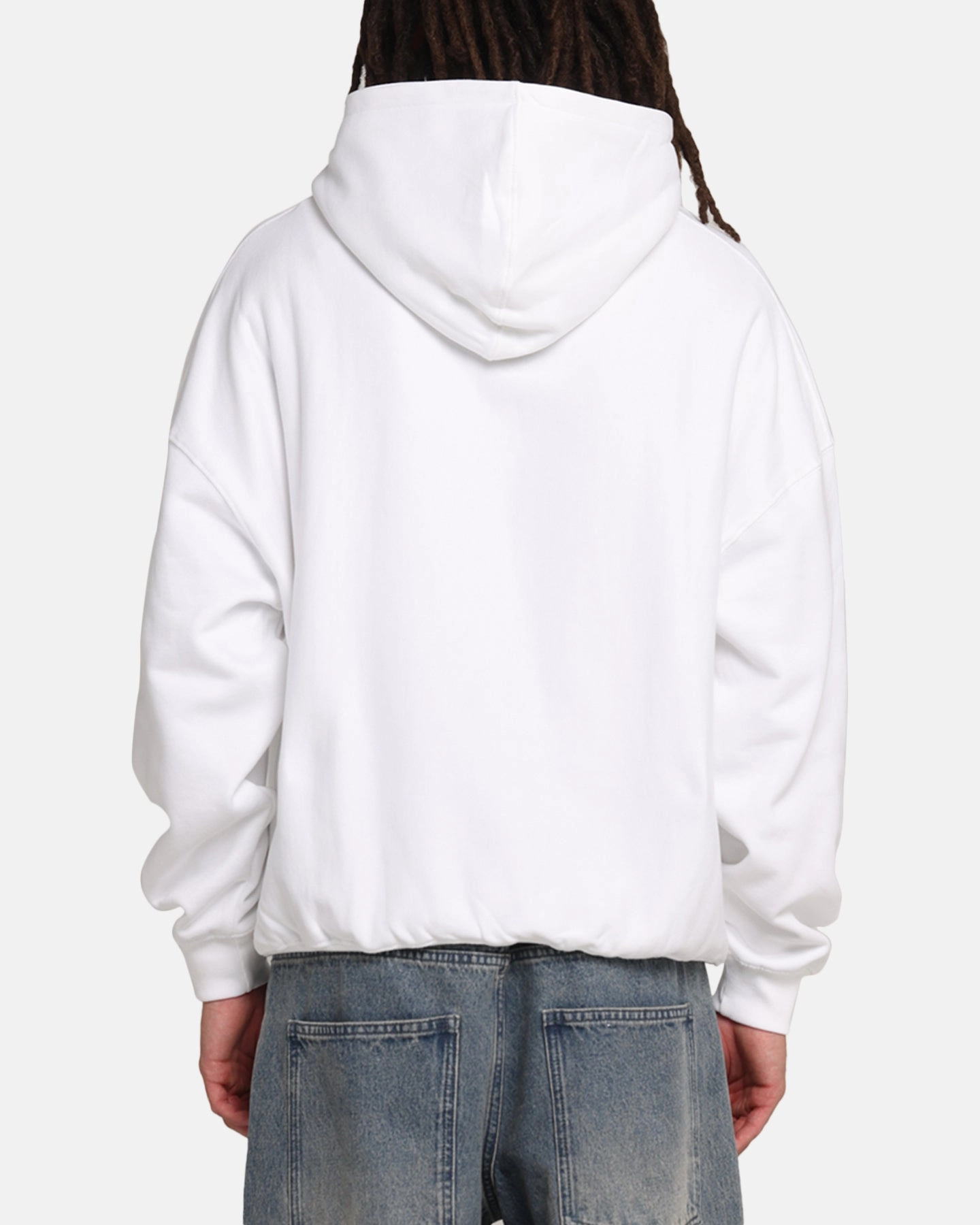 winter clothing Diwali wear Carre Blotted Hoodie White