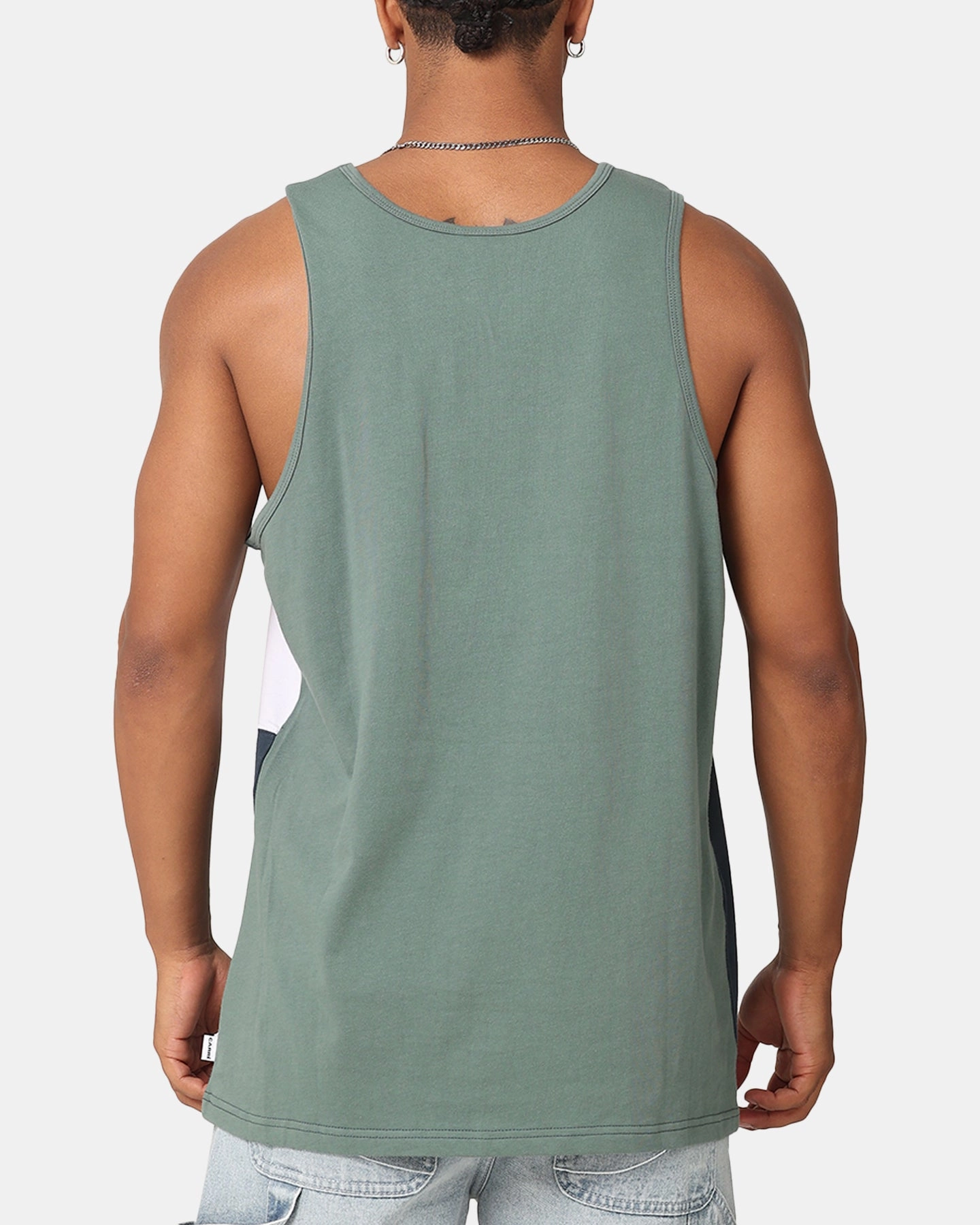 Soft Design Everyday Style Trend Carre Boost Panel Singlet Forest Green