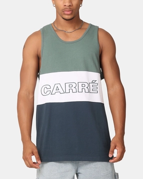 Carre Boost Panel Singlet Forest Green Fun and Playful