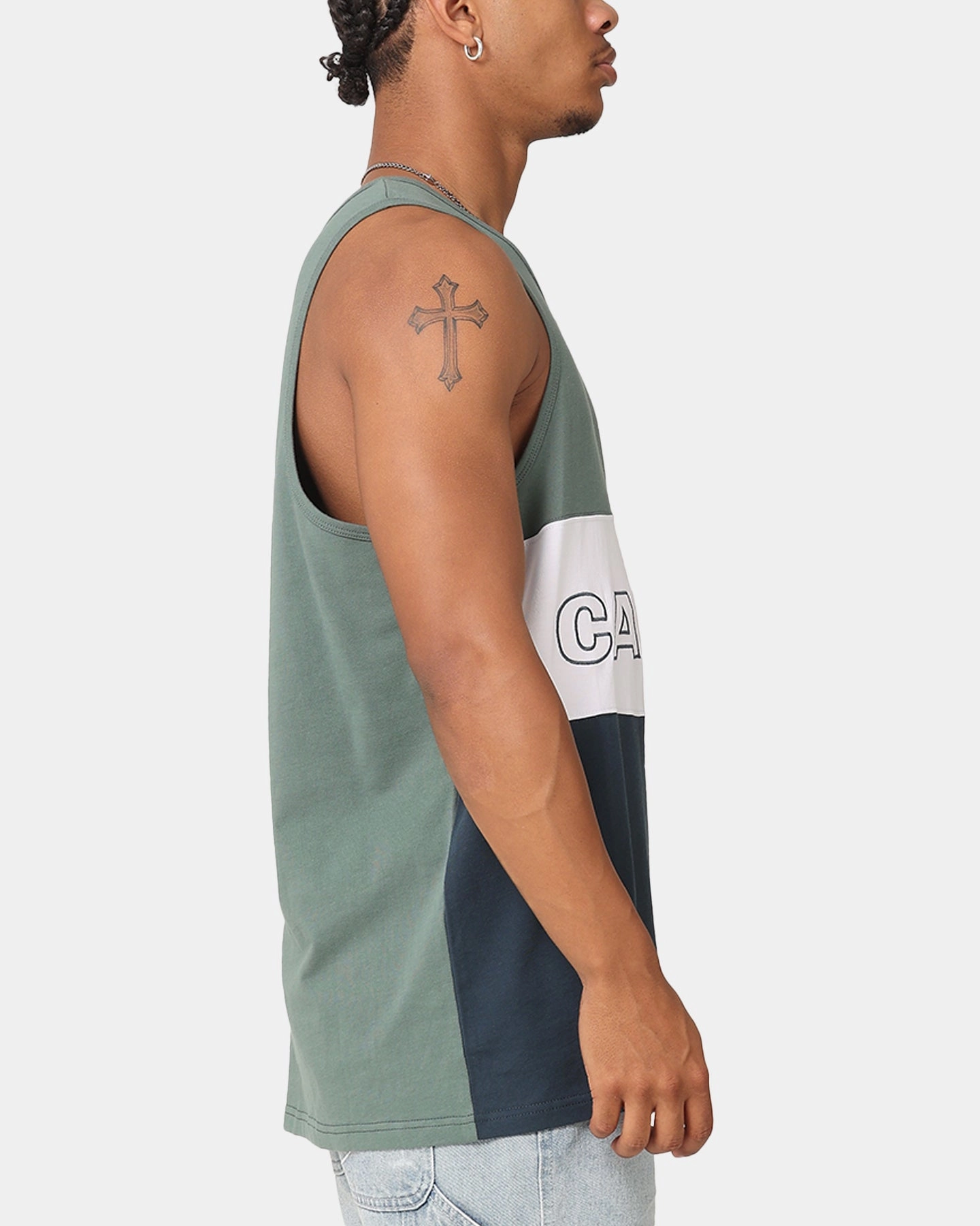 Bold Design Carre Boost Panel Singlet Forest Green