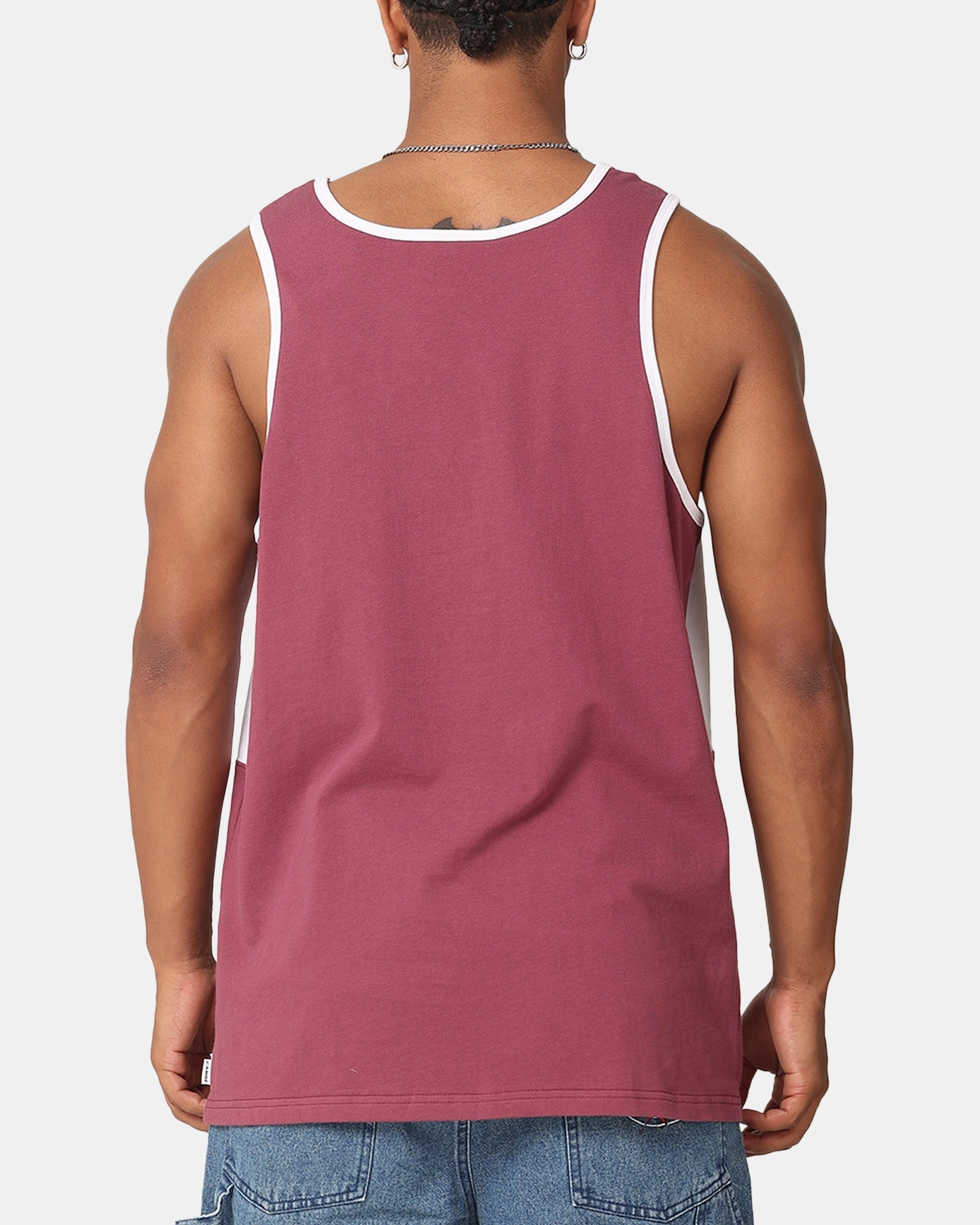 Carre Boost Panel Singlet Maroon Microfiber Blend