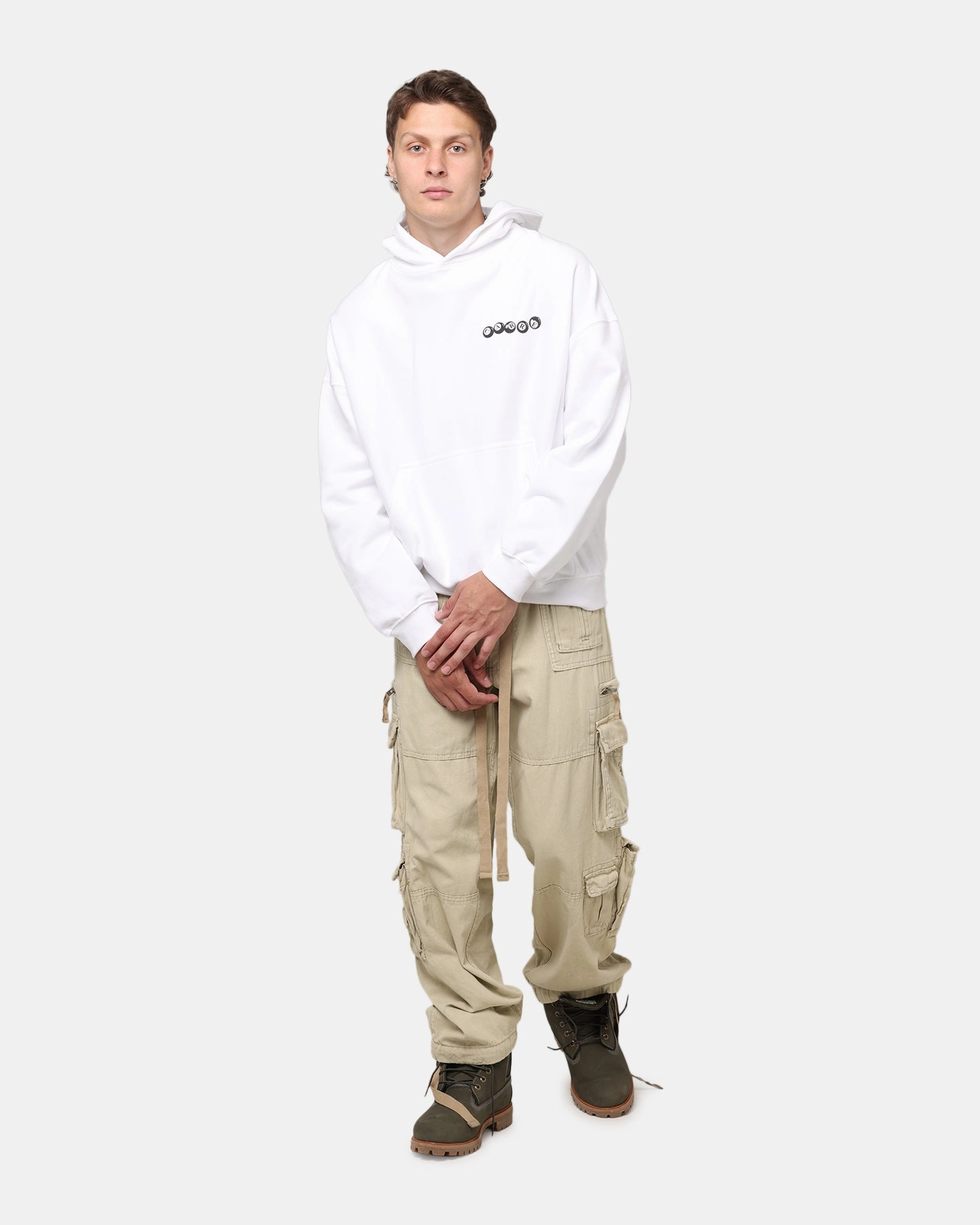 Carre Break Hoodie White Rugged Outer Shell