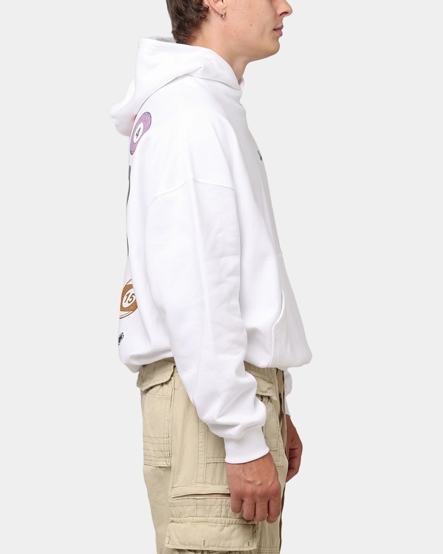 Carre Break Hoodie White suitable for formal meetings