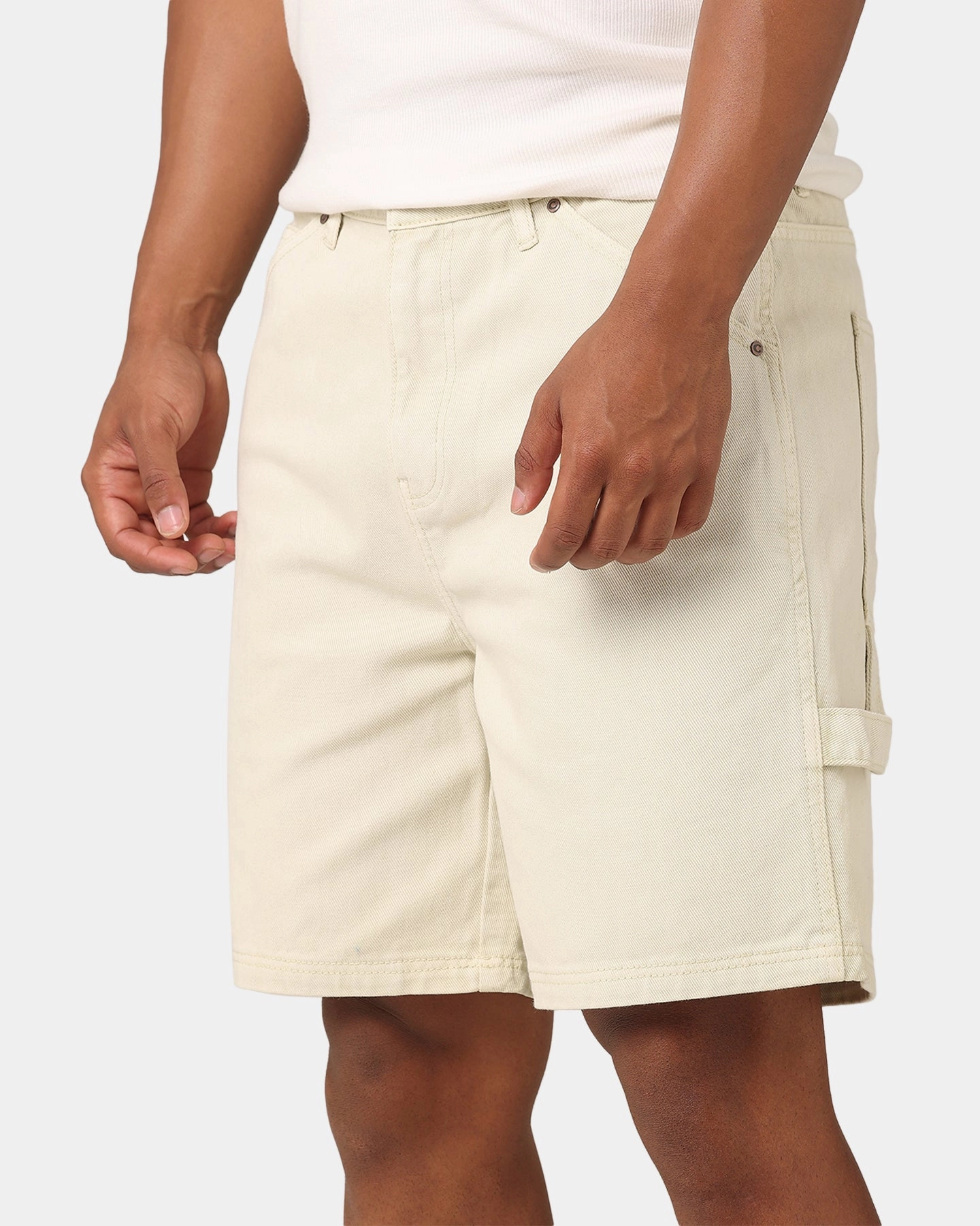 Durable Material Carre C-Star Denim Shorts Stone