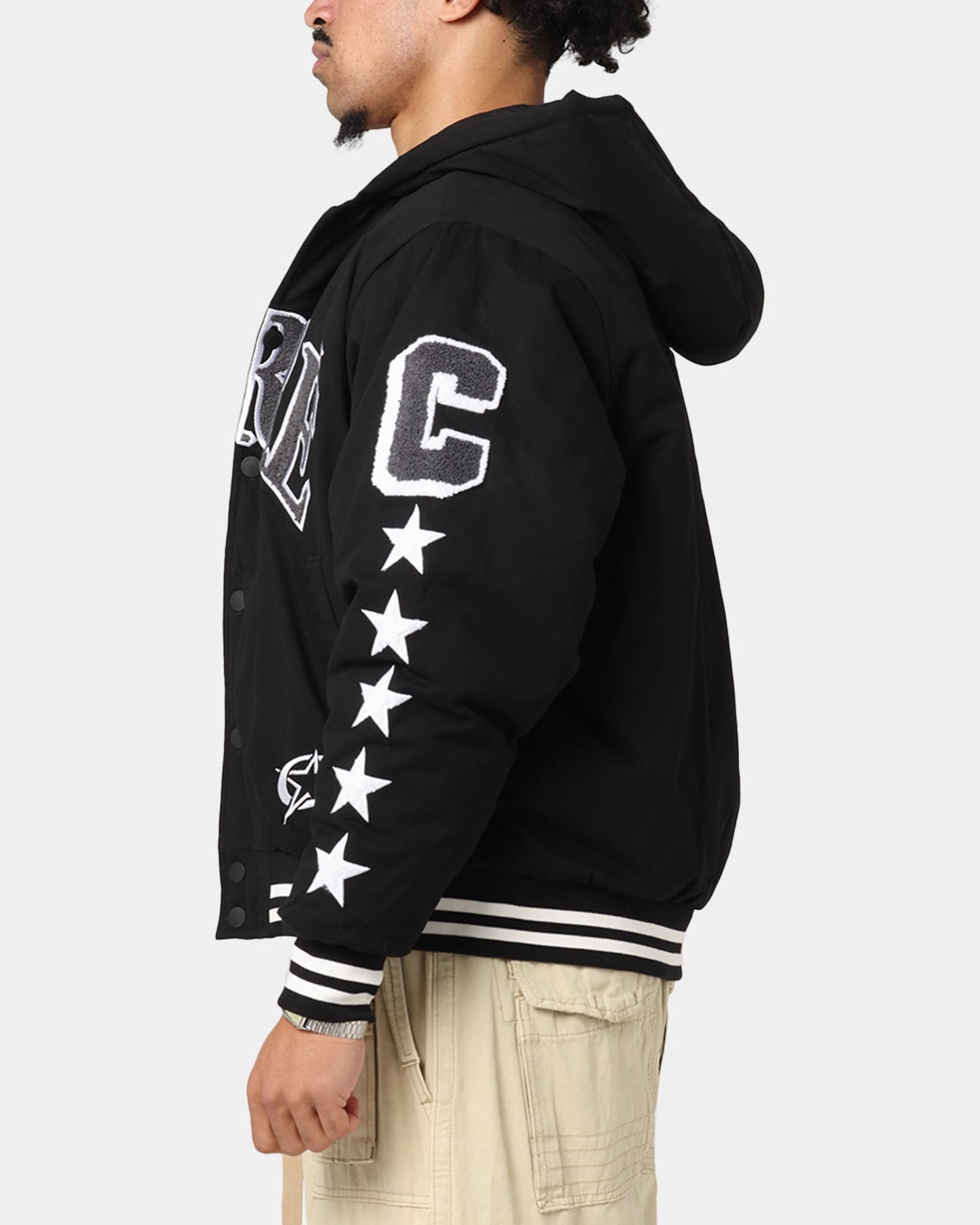 Carre C-Star Varsity Jacket Black Train suitable for extreme sports