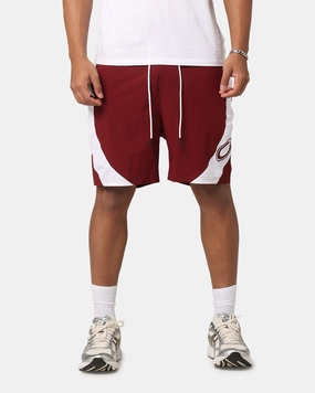 Carre C-Star Warm Up Shorts Maroon/White Wedges stretchy design