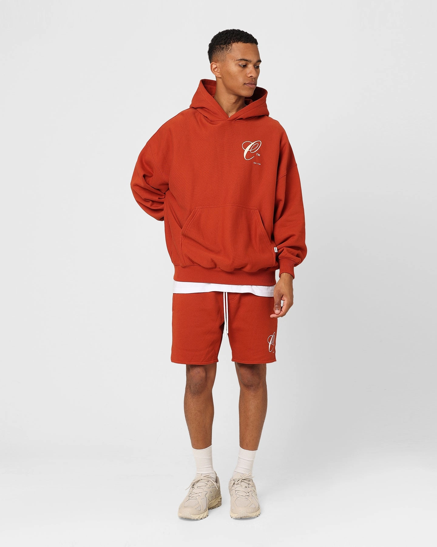Carre Capital C Terry Shorts Brick corduroy shorts delivery work