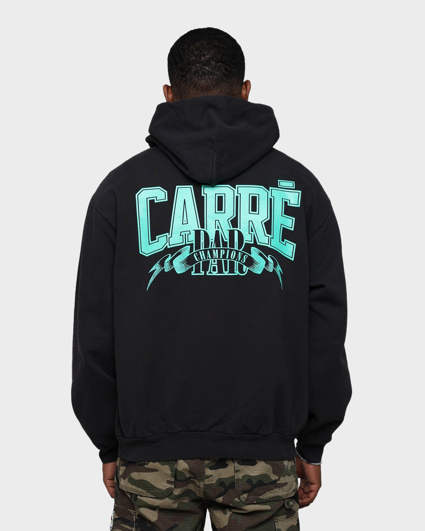 Carre Champs 2.0 Hoodie Black Wash Warning
