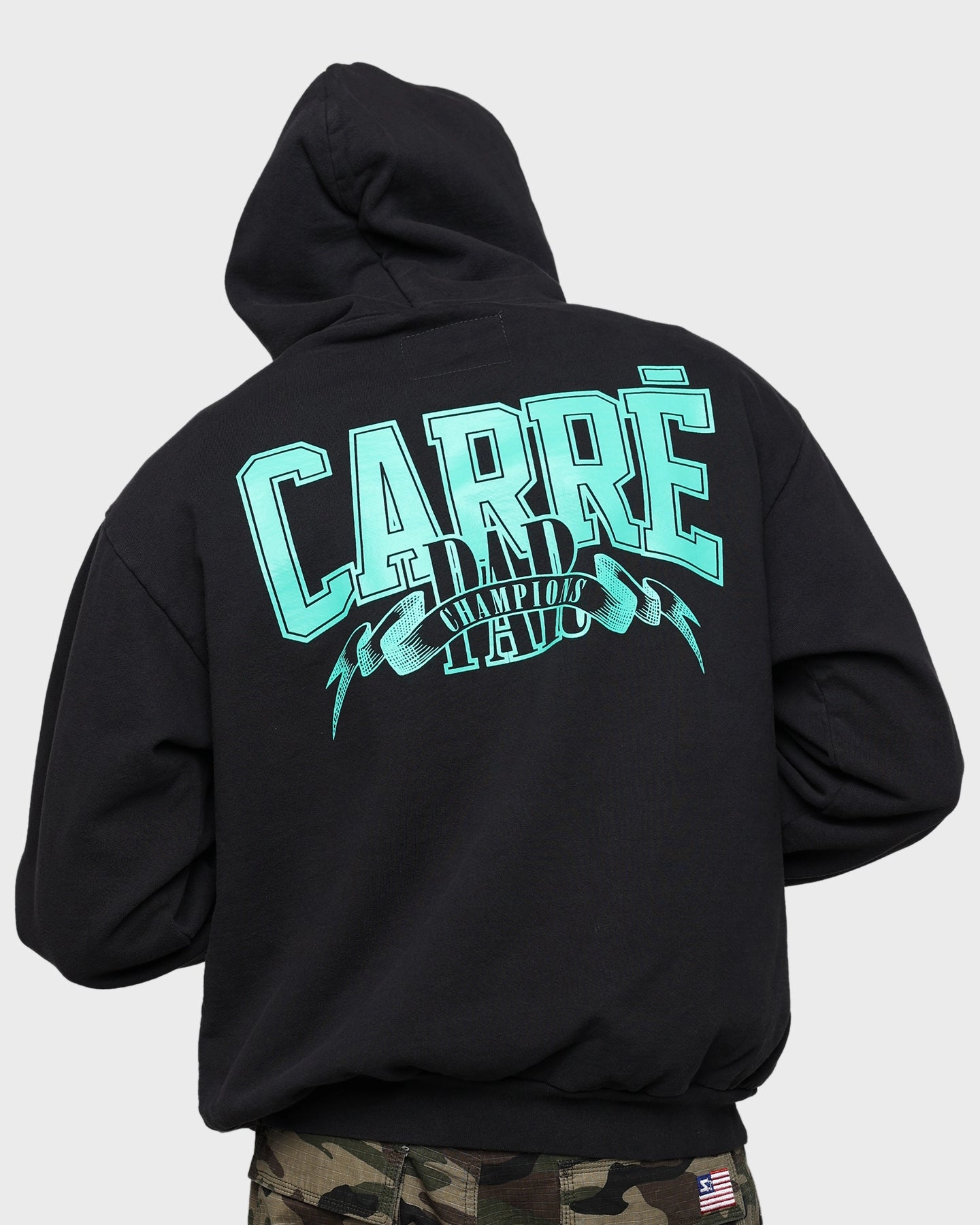 Tactile Response Fabric Carre Champs 2.0 Hoodie Black Wash