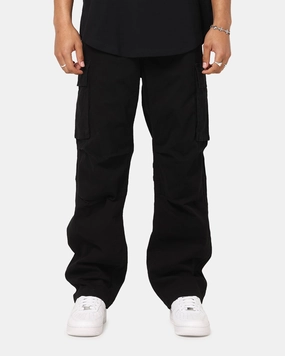 Carre Classic Cargo Pants Black WindResistantMaterial Comfort Cushioning