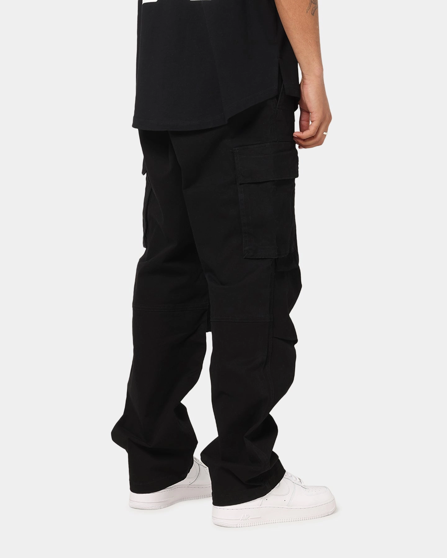 Carre Classic Cargo Pants Black Cozy Layering