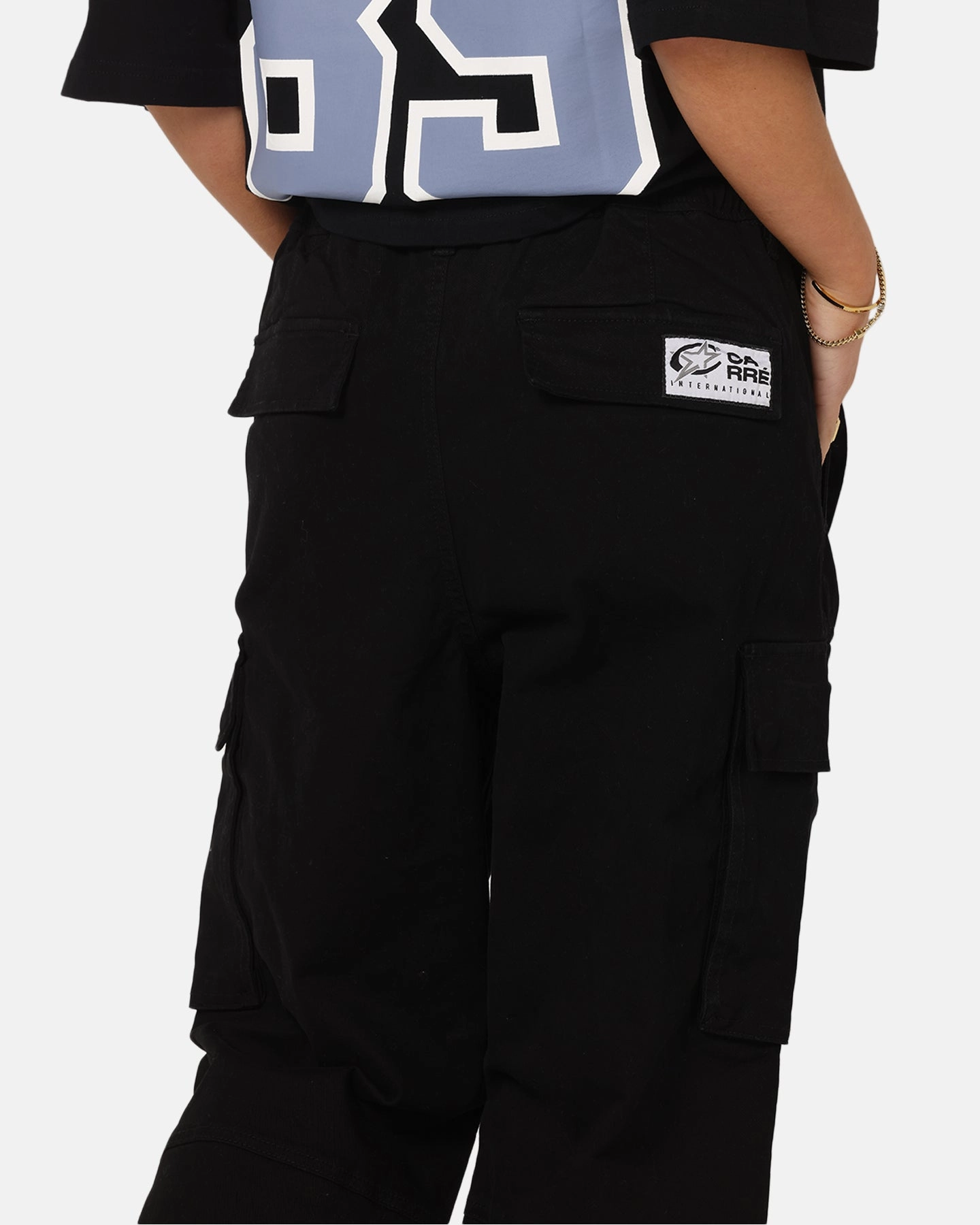 Carre Classic Cargo Pants Black Low Profile