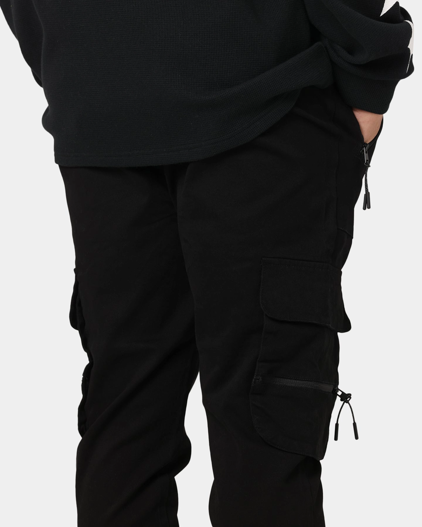 StretchWaistband Carre Classic Jogger Black