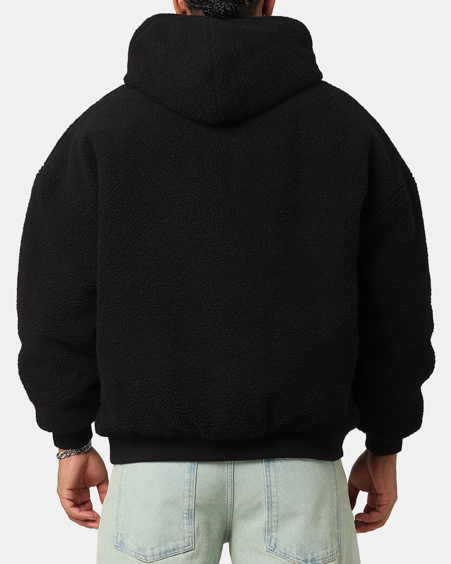 Carre Classic Sherpa Jacket Black family gathering