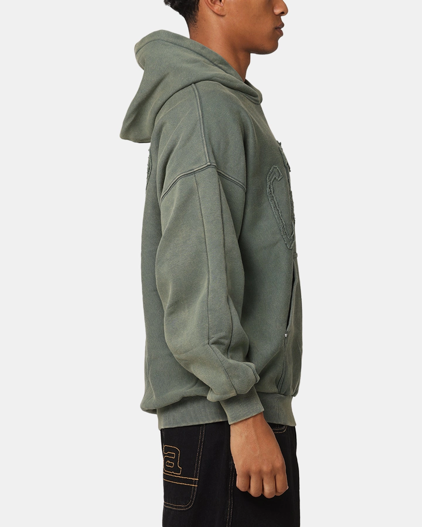 Cool Climate Party Carre Con-Star Hoodie Rinsed Moss Green