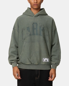 Carre Con-Star Hoodie Rinsed Moss Green Eco - friendly
