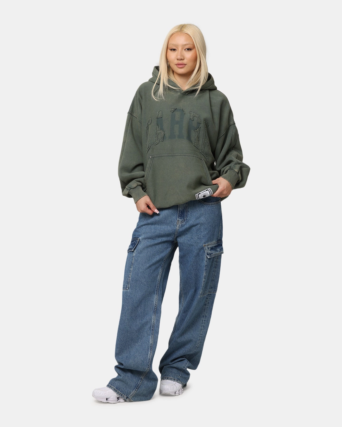 Carre Con-Star Hoodie Rinsed Moss Green Thermolite Insulation Impact Absorbing Padding