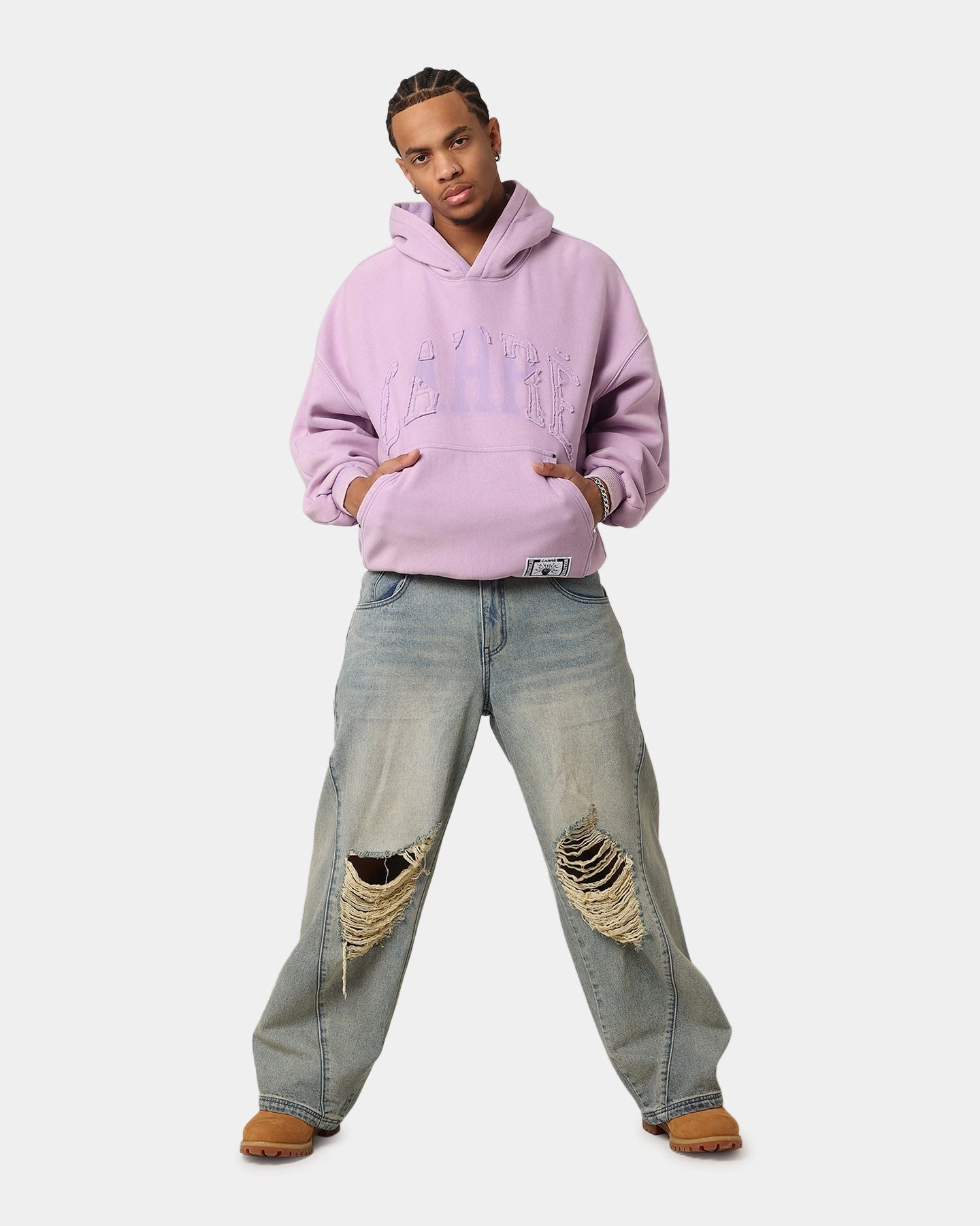 Storm Shield Carre Con-Star Hoodie Washed Purple