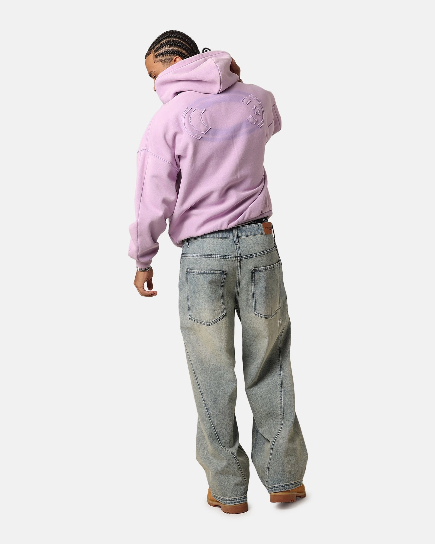 Carre Con-Star Hoodie Washed Purple Rain Fit