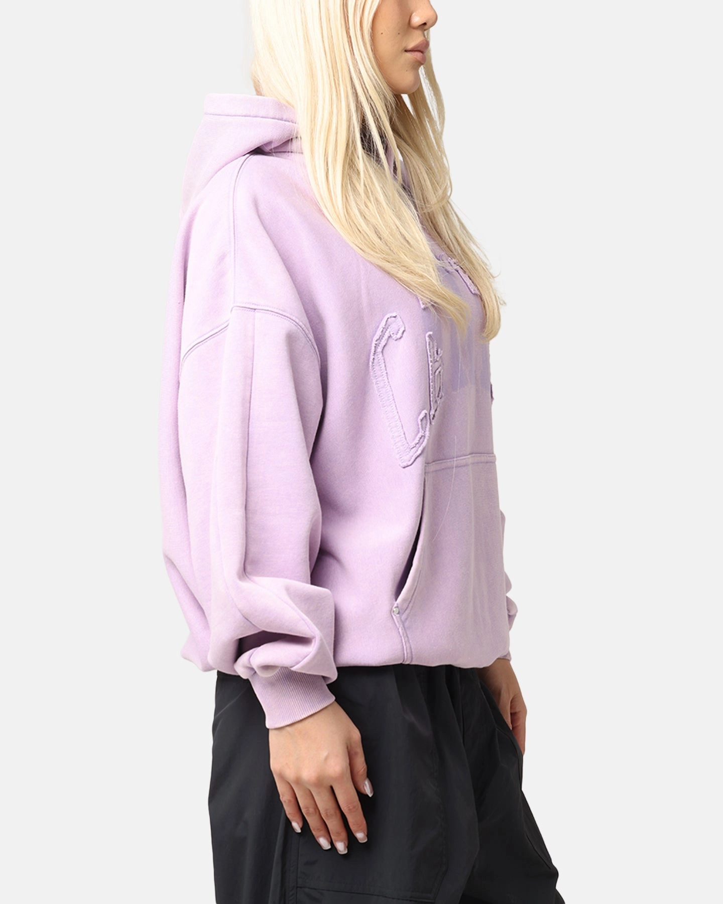 fishermen Carre Con-Star Hoodie Washed Purple