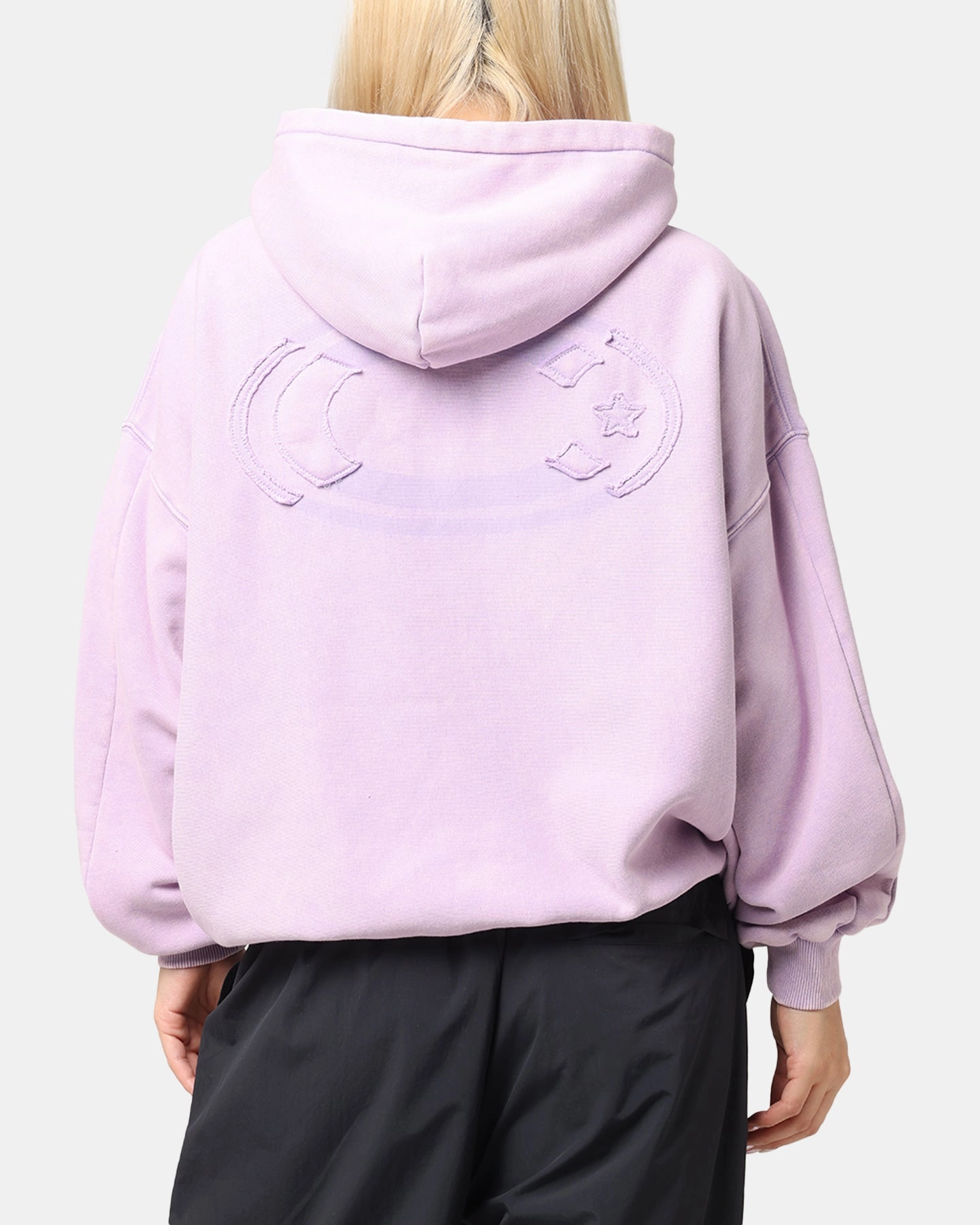 Smooth Gliding Liners Carre Con-Star Hoodie Washed Purple