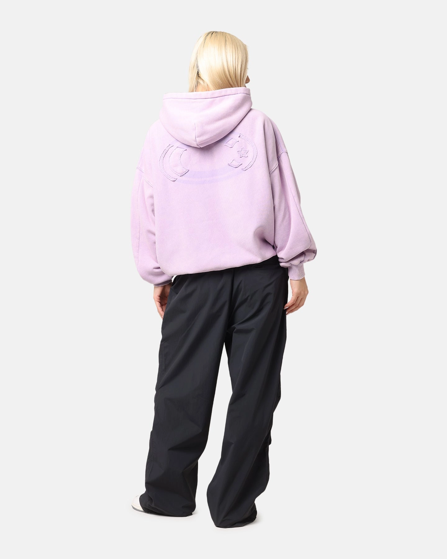 Yellow Carre Con-Star Hoodie Washed Purple