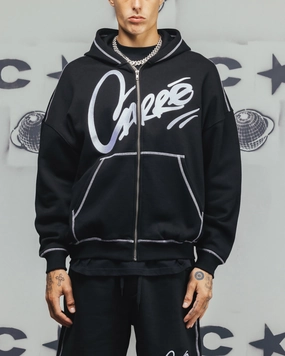 Tiger like Carre Corrupt Hoodie Black