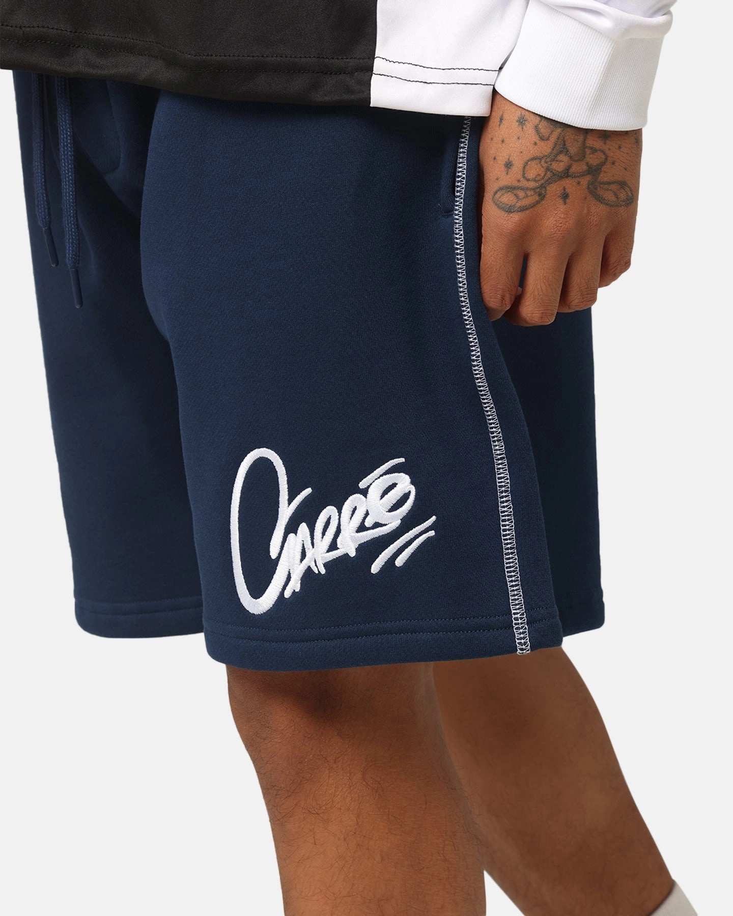 Mood Wear Carre Corrupt Sweat Shorts Navy