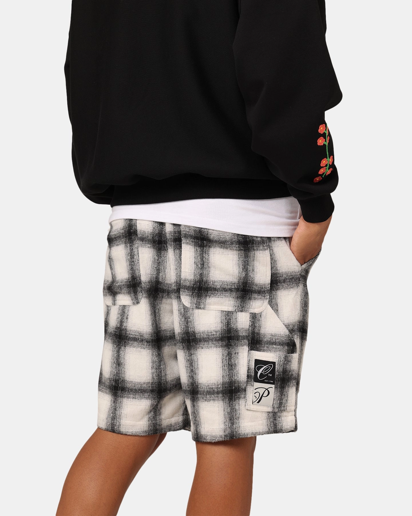 TemperatureRegulating Carre Daily Shorts Grey Plaid