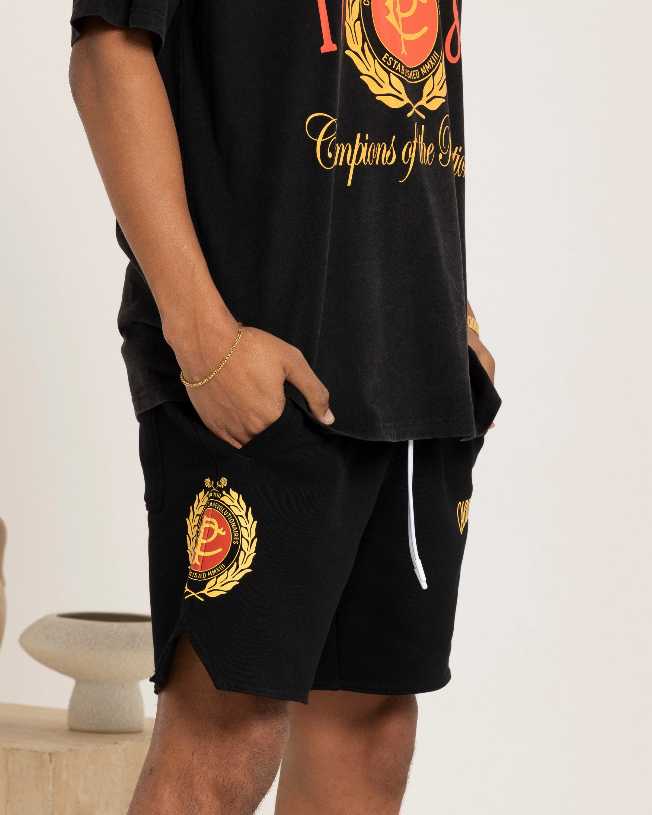 Carre Decade Sweat Shorts Black Chill Style