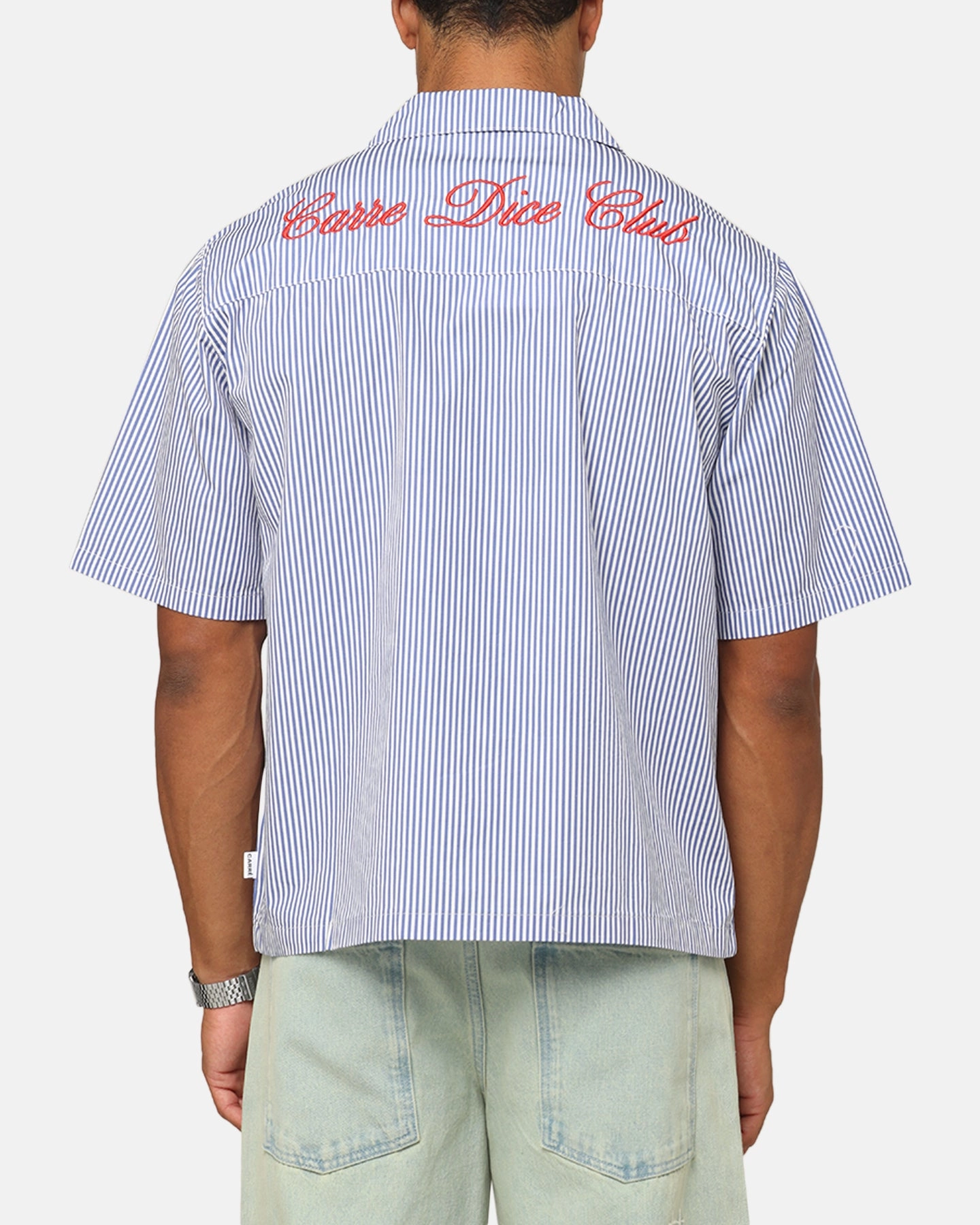 Carre Dice Club Button Up Shirt Pinstripe formal dinner