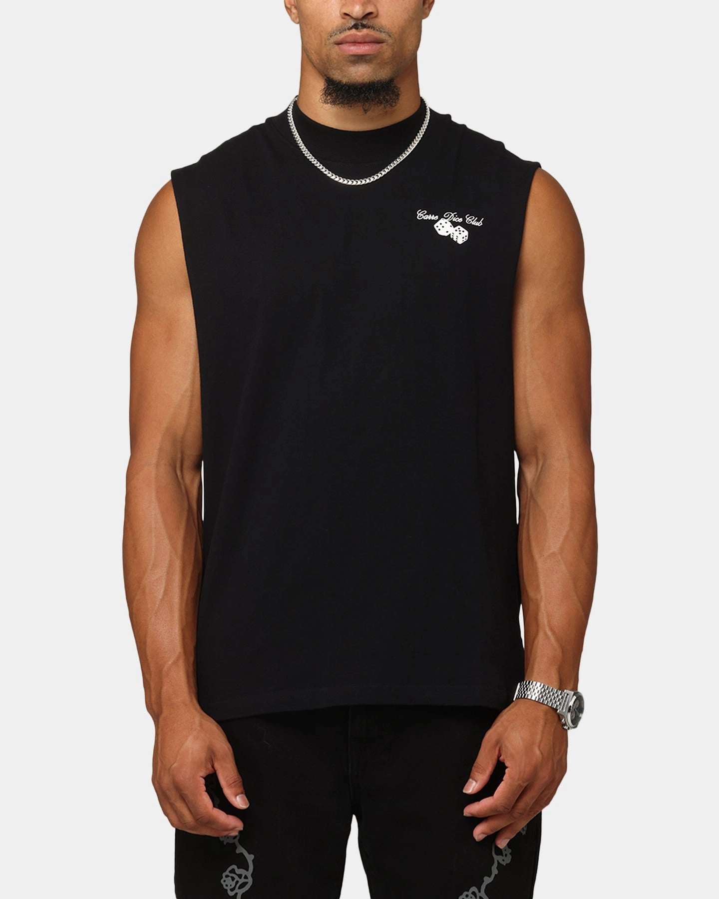 Carre Dice Club Muscle T-Shirt Black High Quality