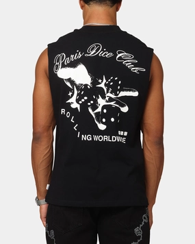 Travel Comfort Style High-End Quality Carre Dice Club Muscle T-Shirt Black