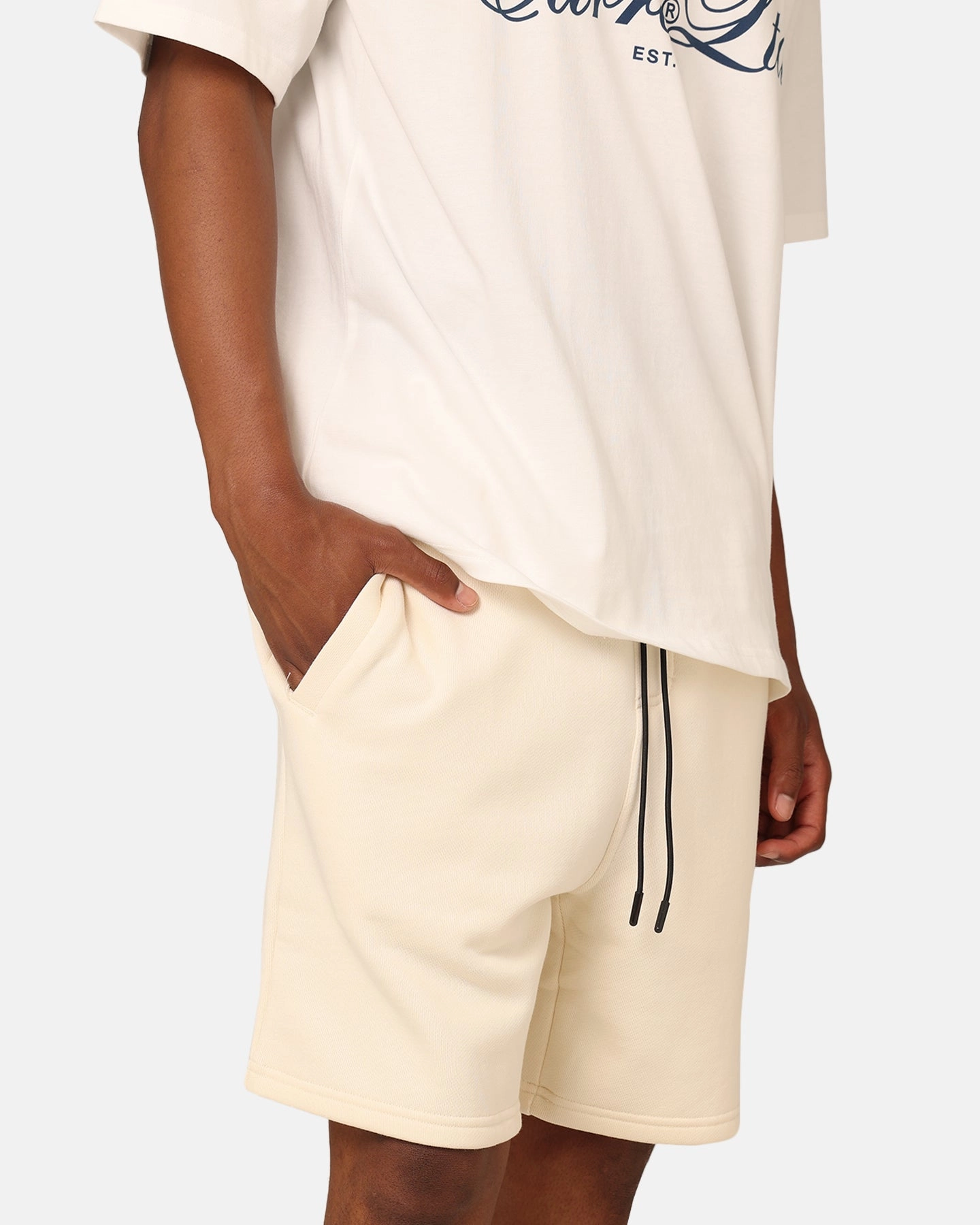 Carre Dice Club Sweat Shorts Off White Simple Mood