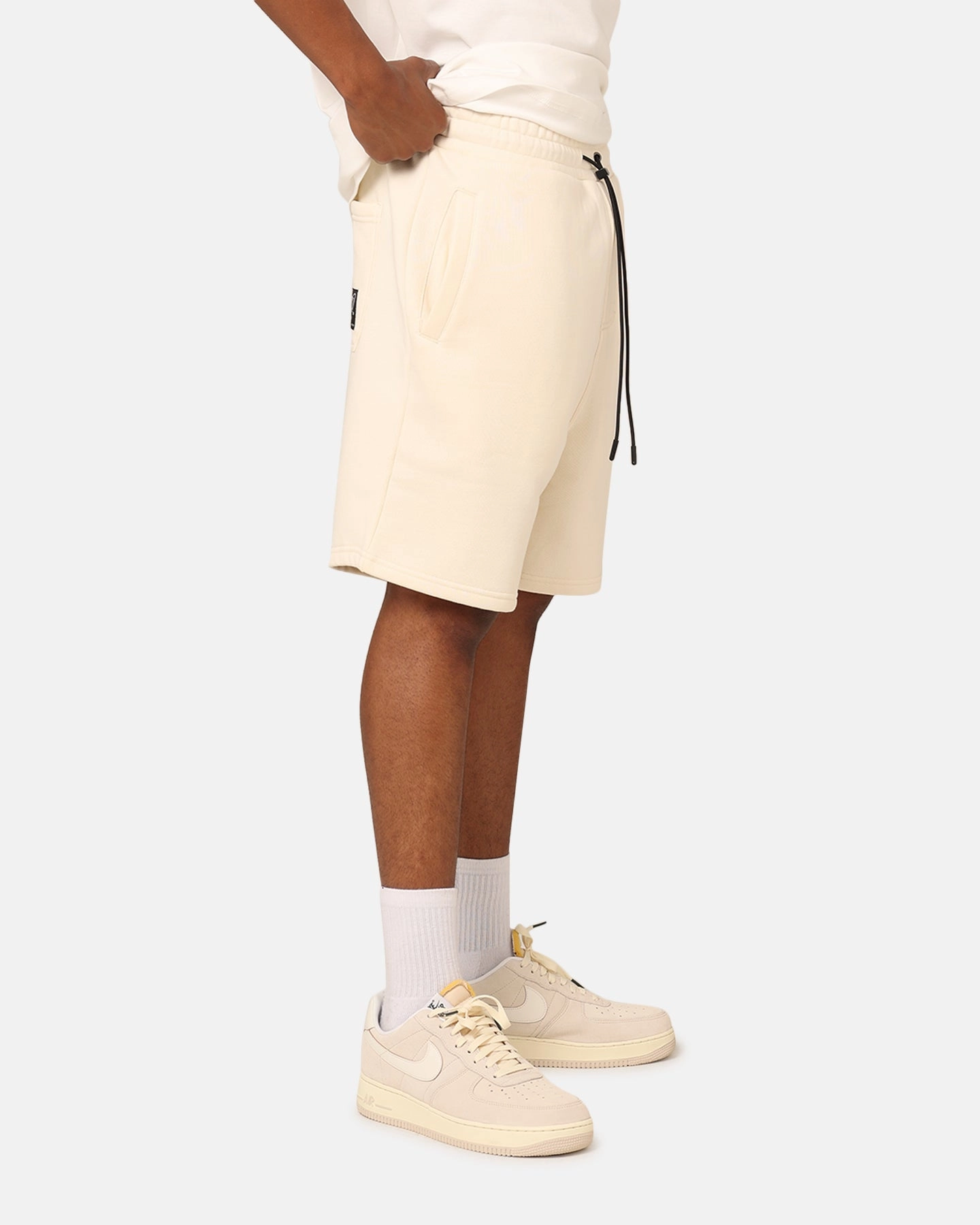 QuickAdjustStraps Carre Dice Club Sweat Shorts Off White