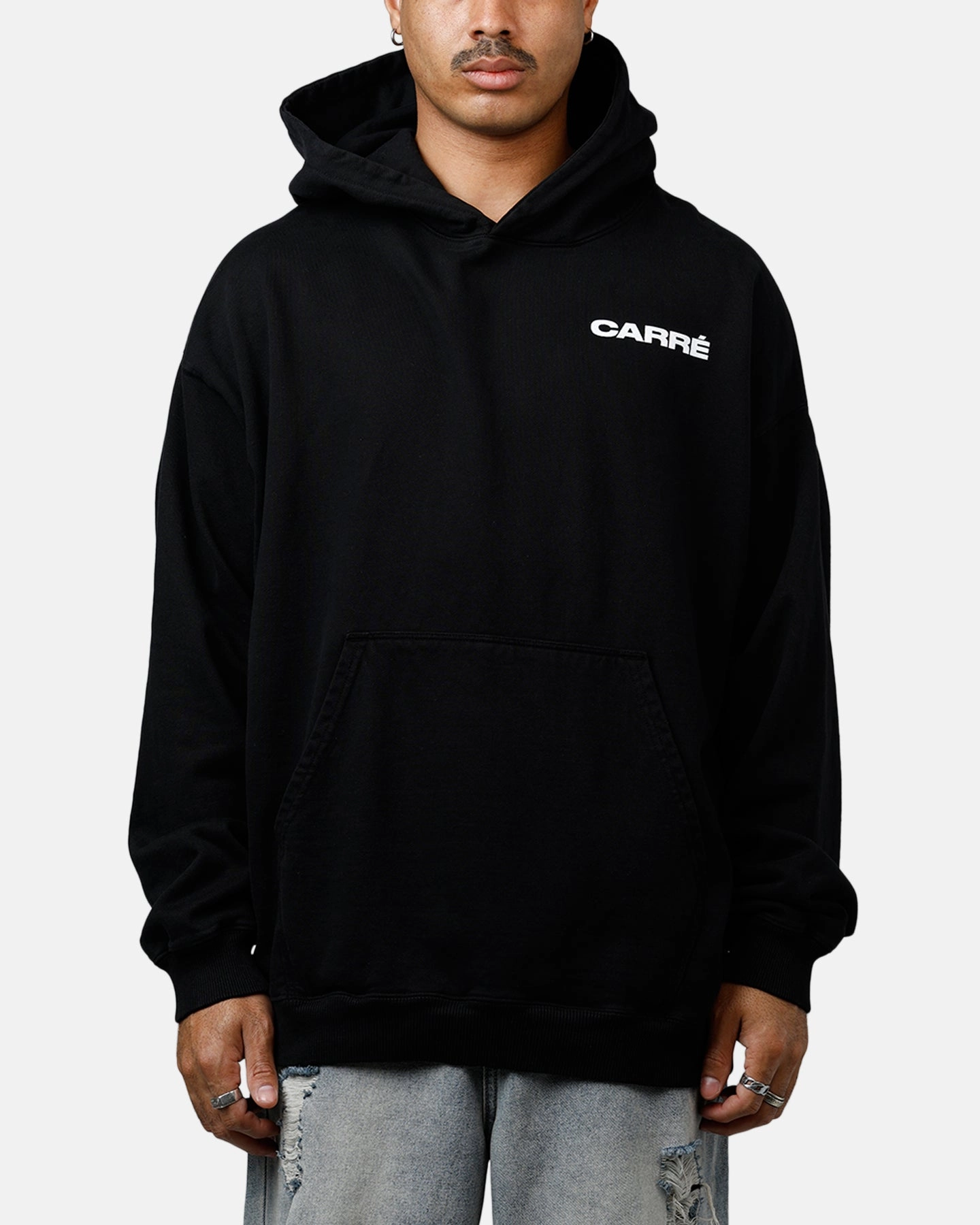 Carre Die Hoodie Black Booking