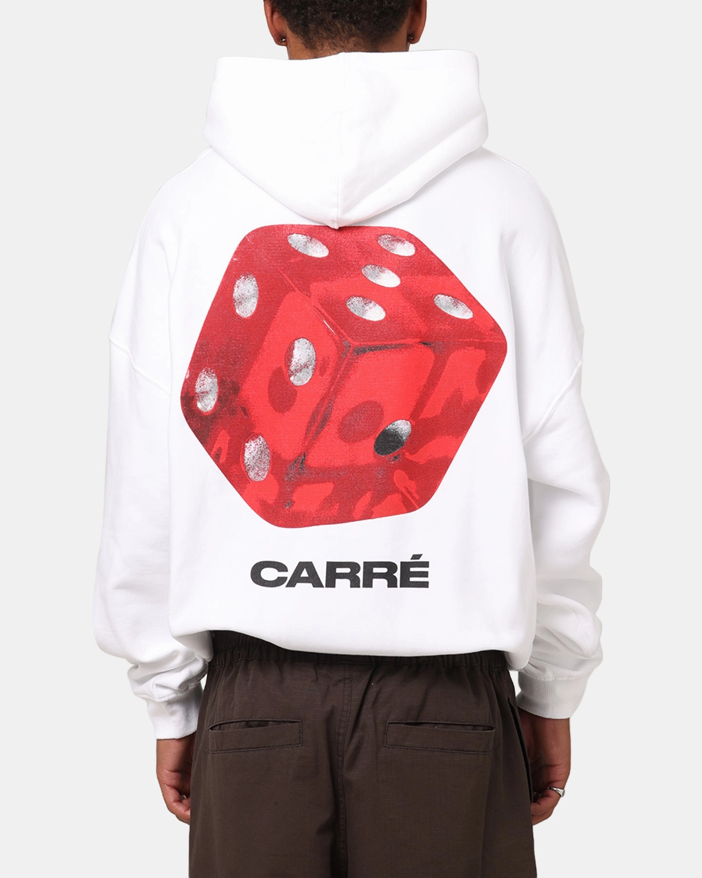 Carre Die Hoodie White Casual Icon