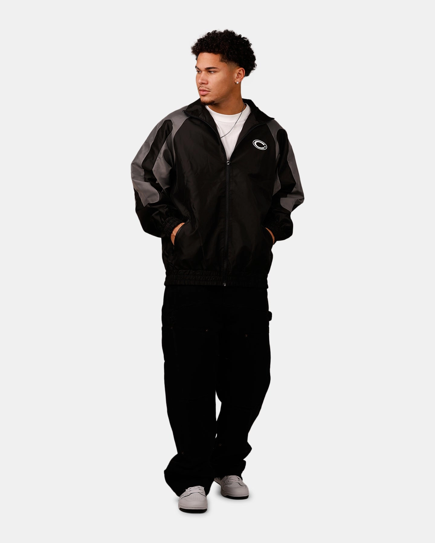 Carre Empire Panelled Jacket Black/Grey Easy Comfort Premium