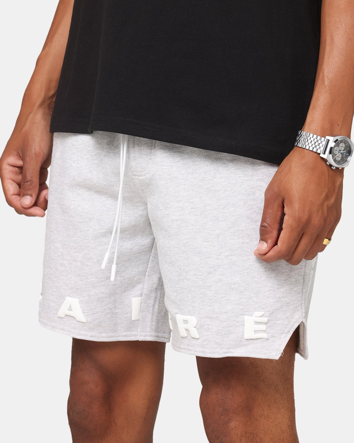 Carre Enhance Fleece Shorts Grey Marle polo shirt