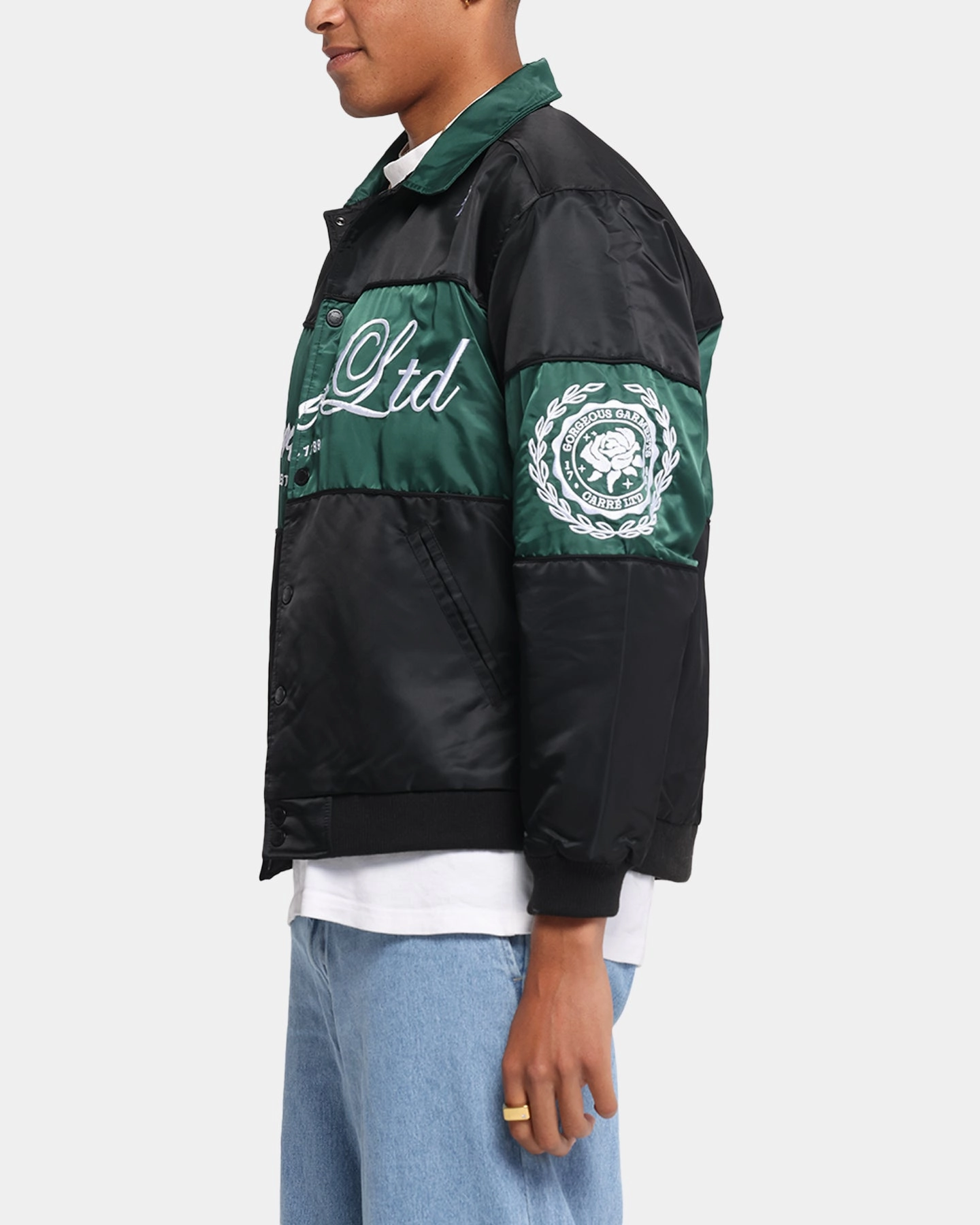 Street Vibe Benefit Carre Established Jacket Black/Green