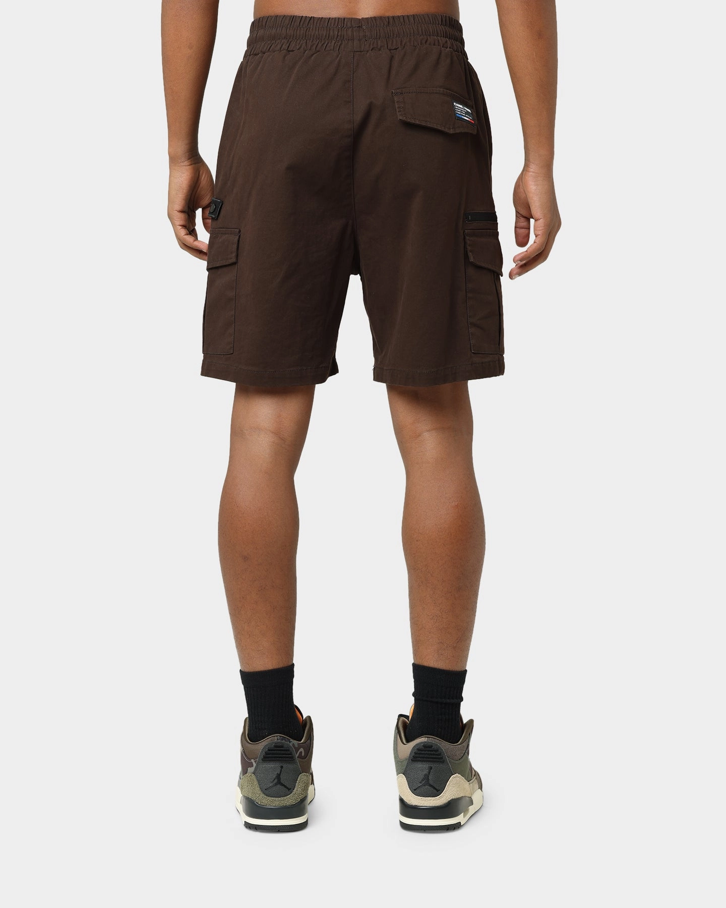 Festival Outfit Carre Evolution Cargo Shorts Brown