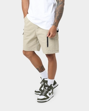 Wrinkle resistant fabric City Look Carre Evolution Cargo Shorts Stone