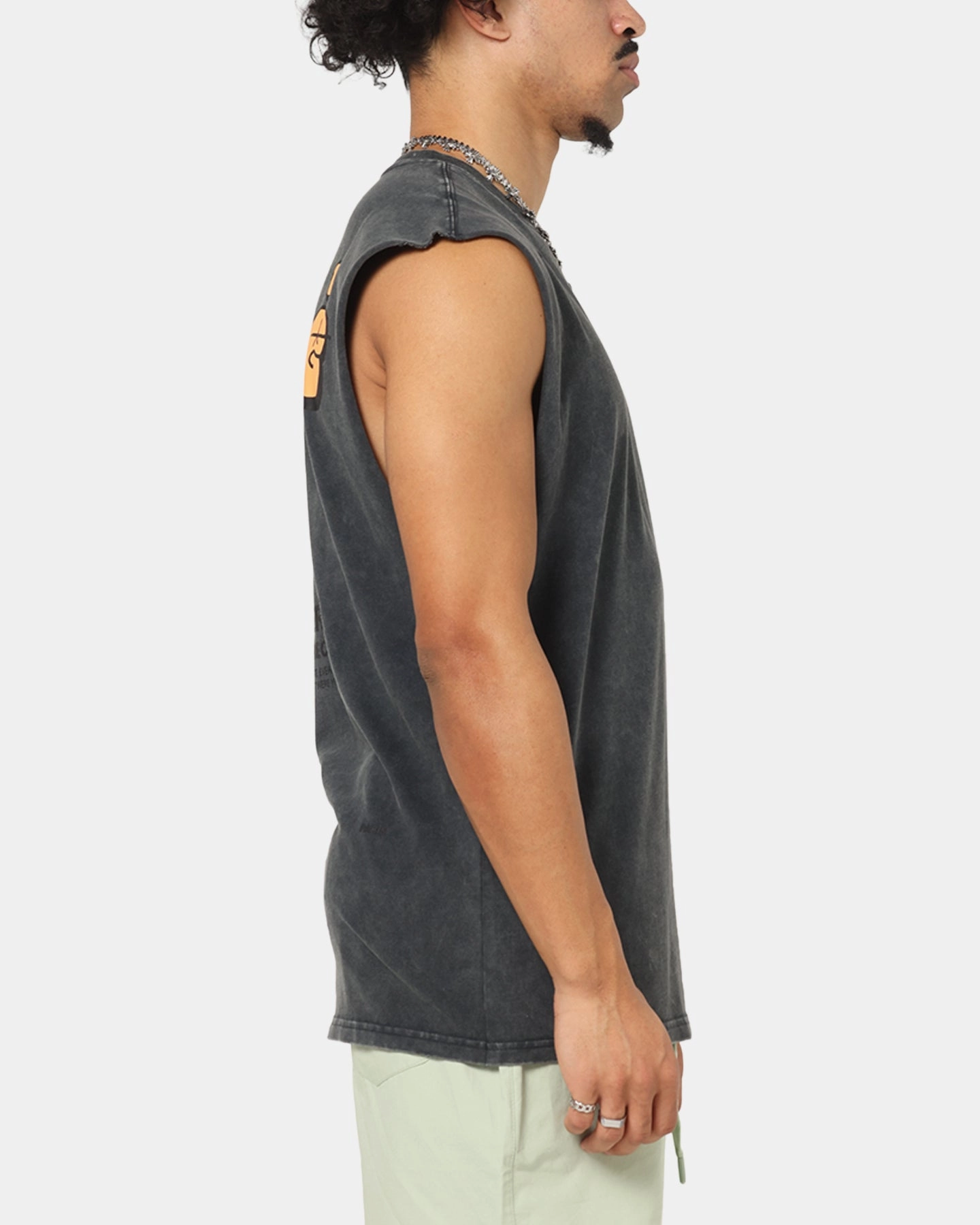 Carre Experience Muscle T-Shirt Washed Black Moisture Management