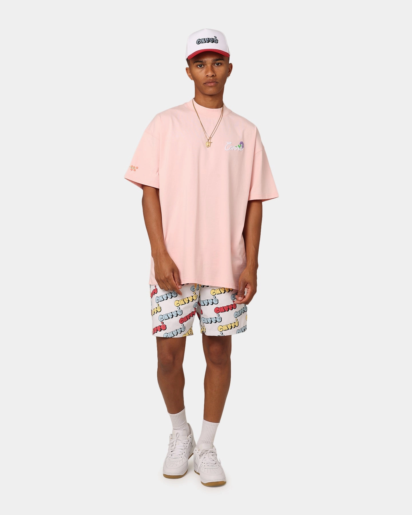 Carre Experience Slide Shorts White Bohemian style Durable Weave