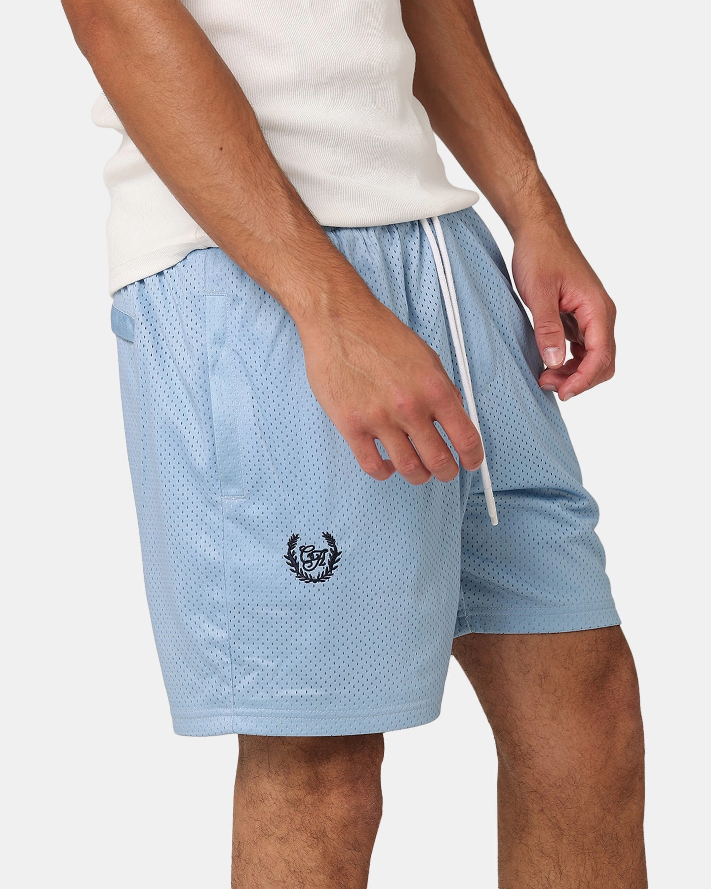 Carre Floral Baller Shorts Light Blue BreathableWebbing