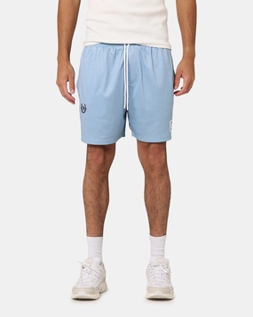 Carre Floral Baller Shorts Light Blue Walk Easy