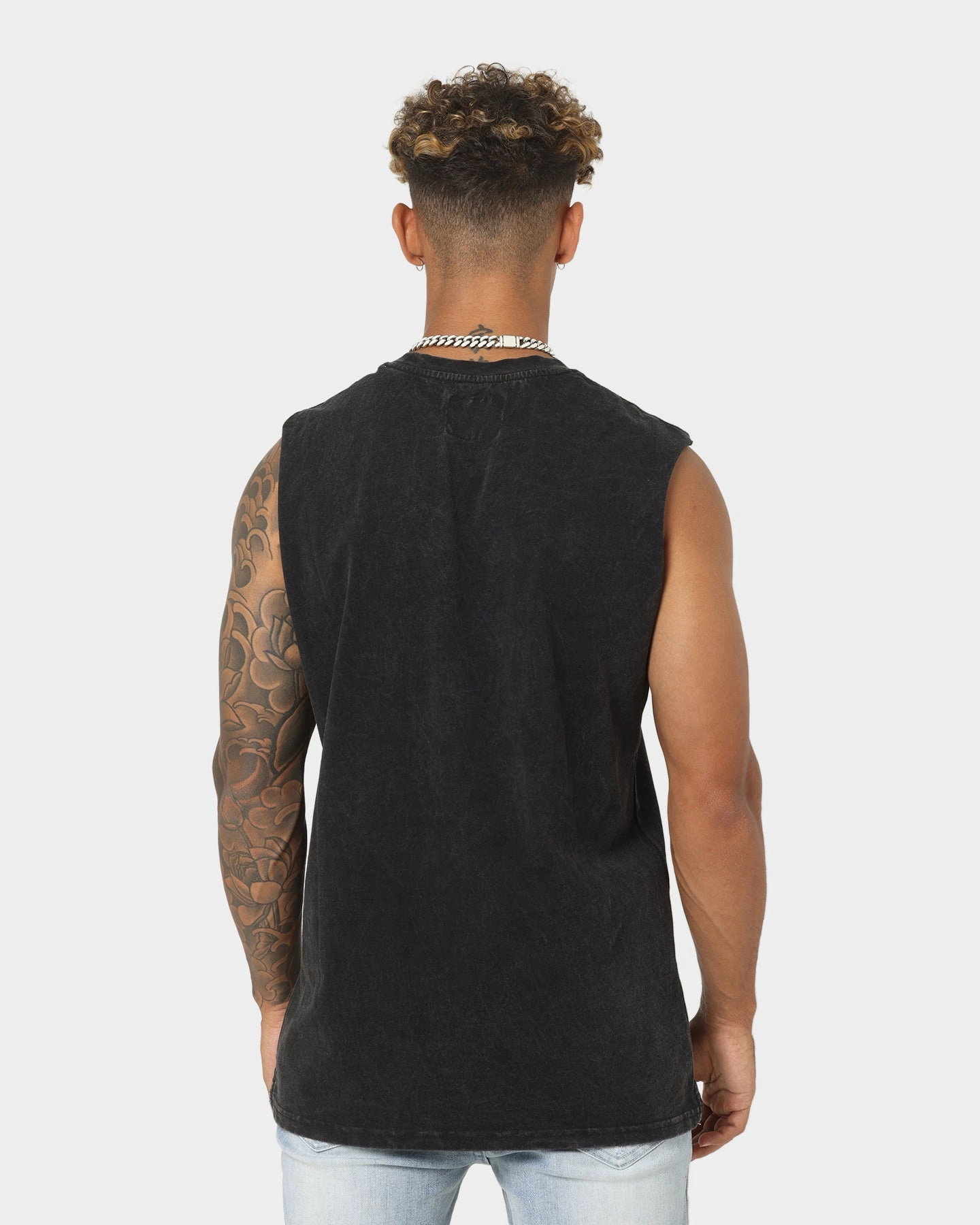 Light Comfort Carre Forever Muscle T-Shirt Washed Black