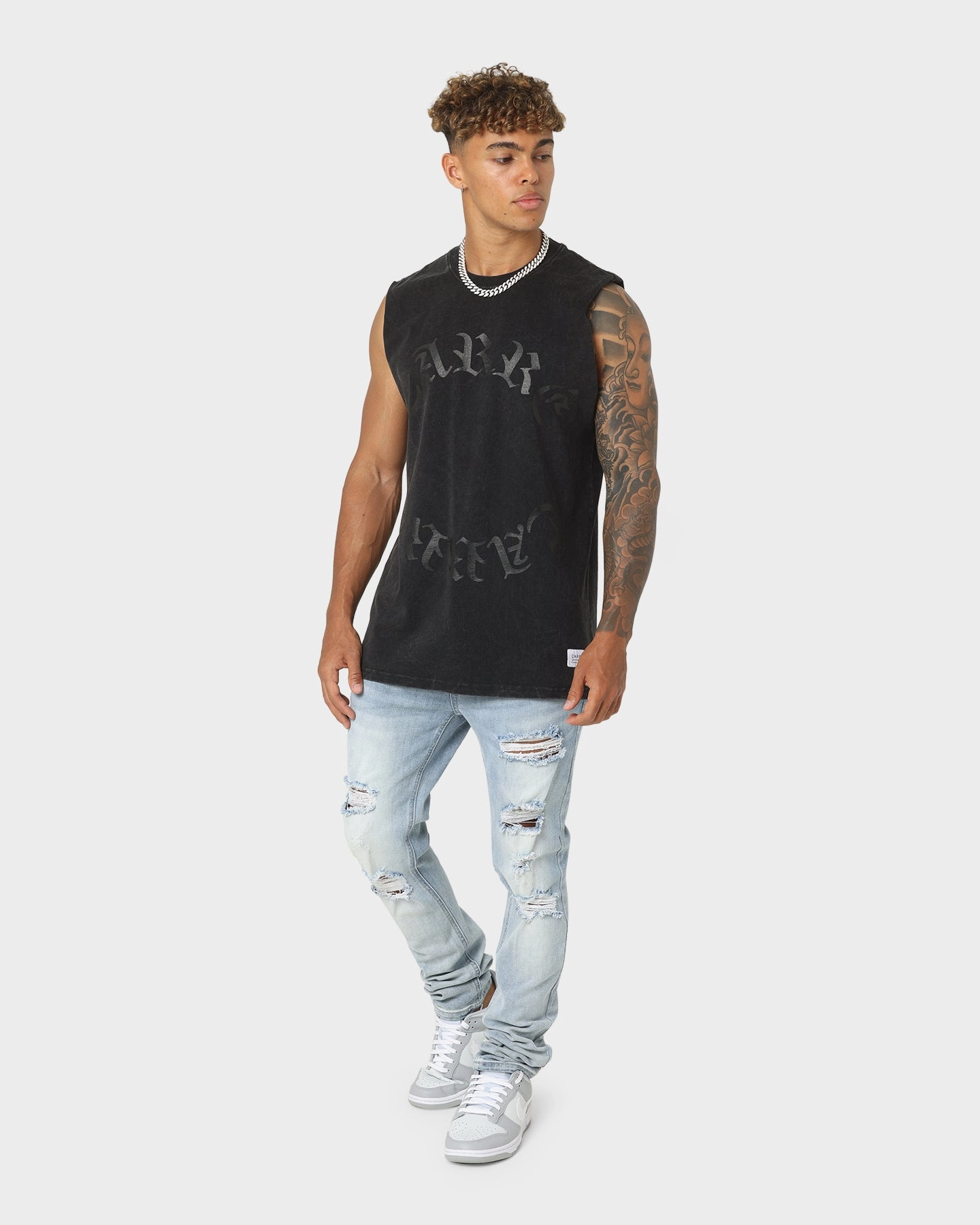 black friday Carre Forever Muscle T-Shirt Washed Black