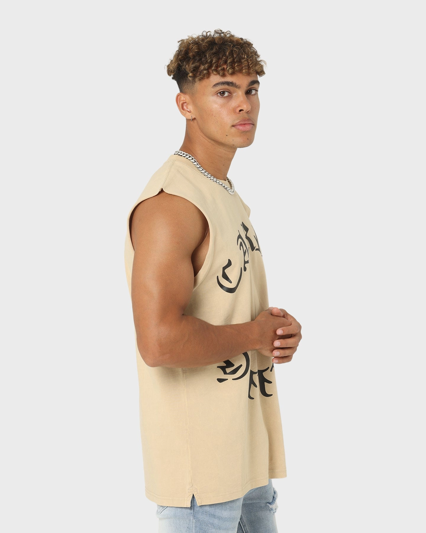 Kids clothing Carre Forever Muscle T-Shirt Washed Stone