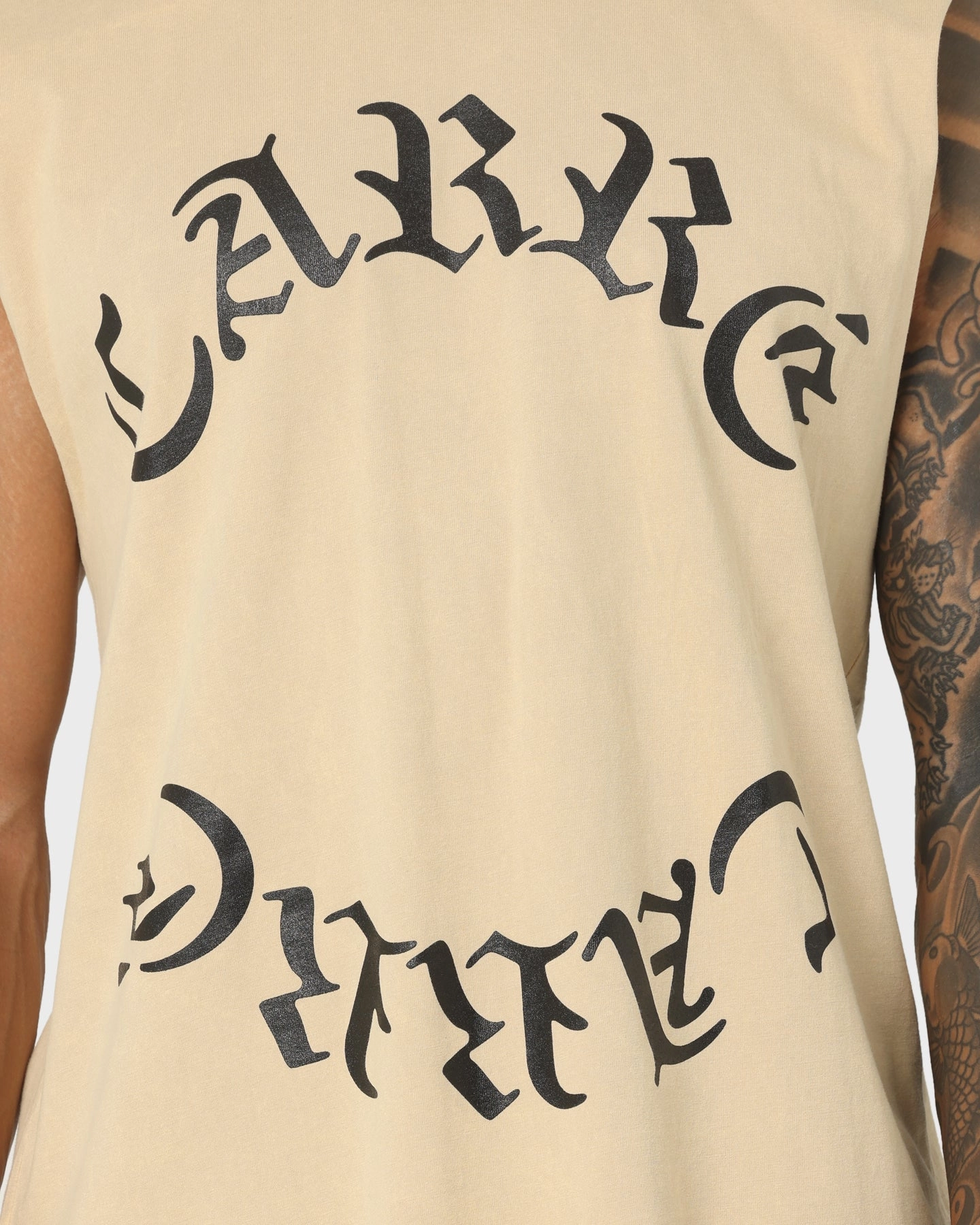 Versatile Wearable Carre Forever Muscle T-Shirt Washed Stone